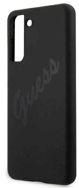 Guess GUHCS21MLSVSBK S21+ G996 juodos spalvos kietas dėklas Script Vintage