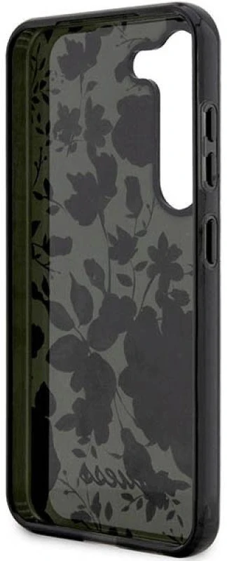 Guess dėklas, skirtas Samsung Galaxy S23 Plus GUHCS23MHCFWSA chaki spalvos HC IML Flower