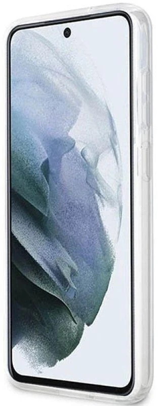Guess telefono dėklas, skirtas Samsung Galaxy S23 Plus GUHCS23MPCUMAH baltos spalvos HC PU/TPU Marble