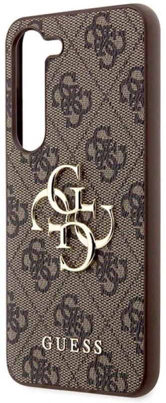Dėklas GUESS GUHCS23S4GBBR S23 S911 BRONZE/BROWN HARDCASE 4G BIG METAL LOGO