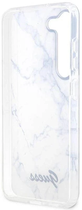 Guess GUHCS23SPCUMAH S23 S911 baltos spalvos kietas dėklas Marble