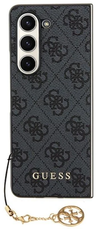 Samsung Galaxy Z Fold 5 Guess Dėklas 4G Charms Collection (GUHCZFD5GF4GGR) pilkos spalvos