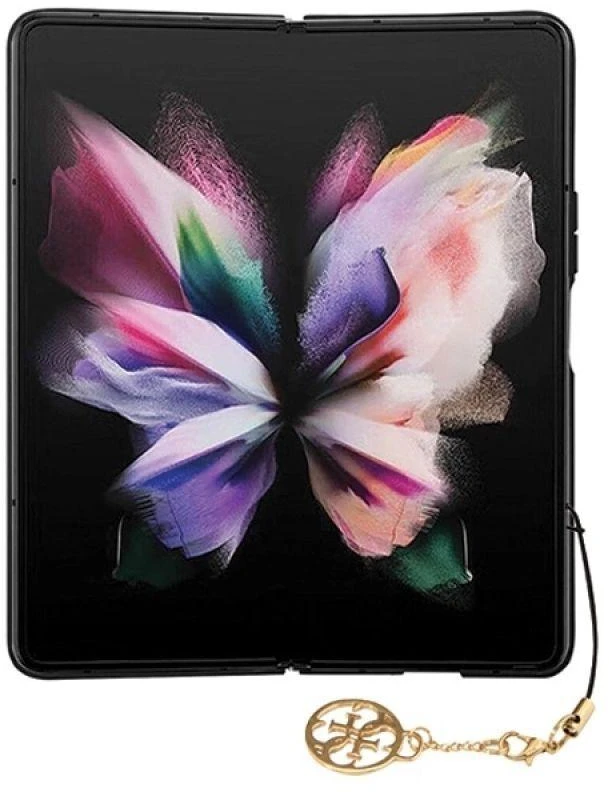 Samsung Galaxy Z Fold 5 Guess Dėklas 4G Charms Collection (GUHCZFD5GF4GGR) pilkos spalvos