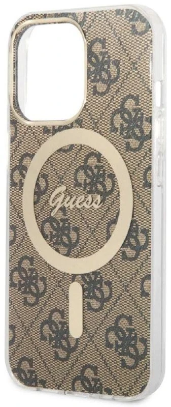 GUESS GUHMP13LH44 IPHONE 13 PRO / 13 6.1" RUDAS / RUDAS KIETAS DĖKLAS 4G MAGSAFE