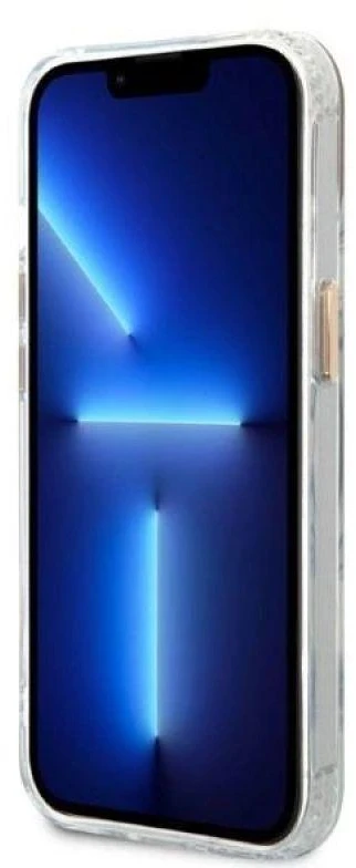 Guess GUHMP13MHTRMD Apple iPhone 13 / 14 / 15 6.1″ auksinis kietas dėklas Metal Outline Magsafe