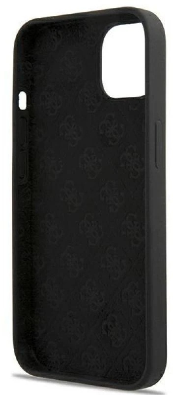 Dėklas GUESS Hardcase Script Gold Logo Back Cover, Apple, iPhone 13, Juodas, 6.1 "