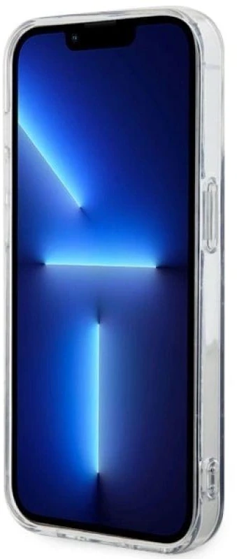 Dėklas GUESS GUHMP14LPCUMAK IPHONE 14 PRO 6.1 "Juodas/Juodas HARDCASE MARBLE MAGSAFE