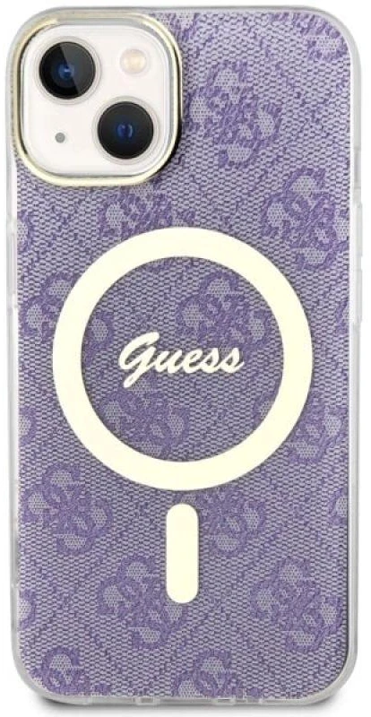 Dėklas GUESS GUHMP14MH4STU IPHONE 14 PLUS / 15 PLUS 6.7 "PURPLE / PURPLE HARDCASE 4G MAGSAFE