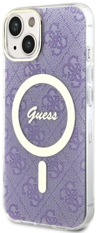Dėklas GUESS GUHMP14MH4STU IPHONE 14 PLUS / 15 PLUS 6.7 "PURPLE / PURPLE HARDCASE 4G MAGSAFE