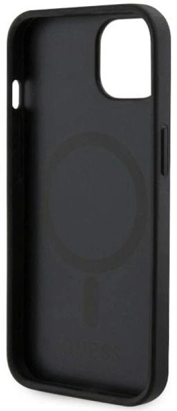 Dėklas GUESS GUHMP14MHGCFSEK IPHONE 14 PLUS / 15 PLUS 6.7 "Juodas / Juodas HARDCASE GCUBE STRIPES MAGSAFE