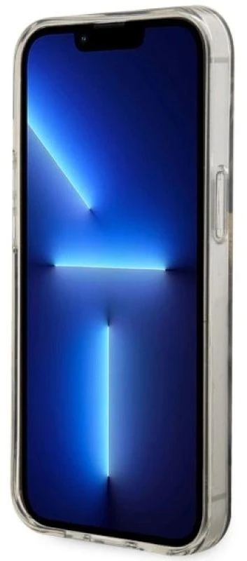 Dėklas GUESS GUHMP14MHTMRSK IPHONE 14 PLUS / 15 PLUS 6.7 "Juodas / Juodas HARDCASE GOLDEN MARBLE MAGSAFE