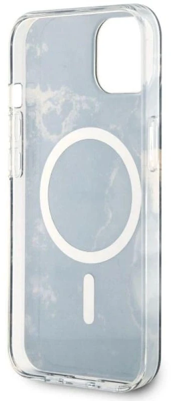 Dėklas GUESS GUHMP14MHTMRSK IPHONE 14 PLUS / 15 PLUS 6.7 "Juodas / Juodas HARDCASE GOLDEN MARBLE MAGSAFE