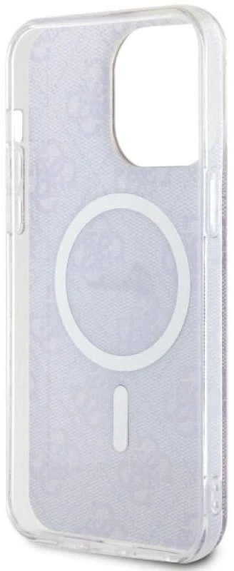 Guess GUHMP14XH4STU Apple iPhone 14 Pro Max 6.7″ violetinės spalvos kietas dėklas 4G MagSafe