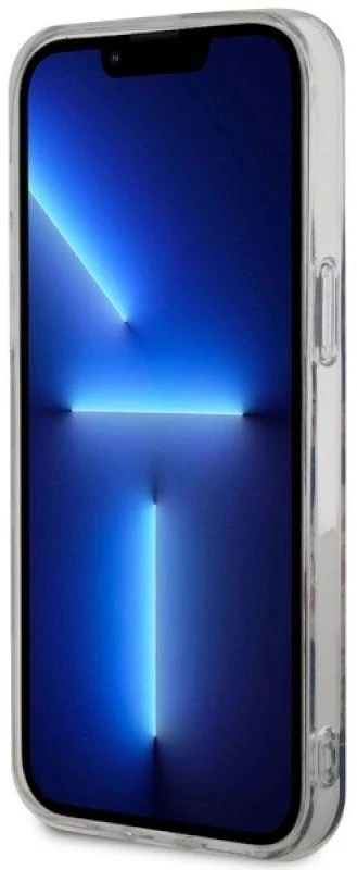 Guess GUHMP14XHCFWSK Apple iPhone 14 Pro Max 6.7″ juodos spalvos kietas dėklas Flower MagSafe
