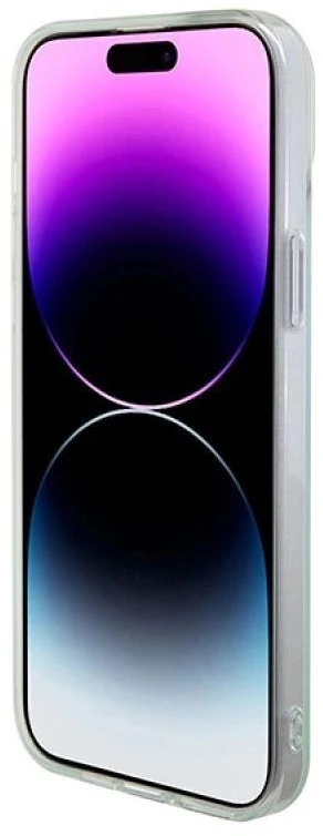Dėklas GUESS GUHMP15MHITSQ IPHONE 15 PLUS / 14 PLUS 6,7 colių TURKIS / TURKIS KIETAS IML IRIDESCENT MAGSAFE