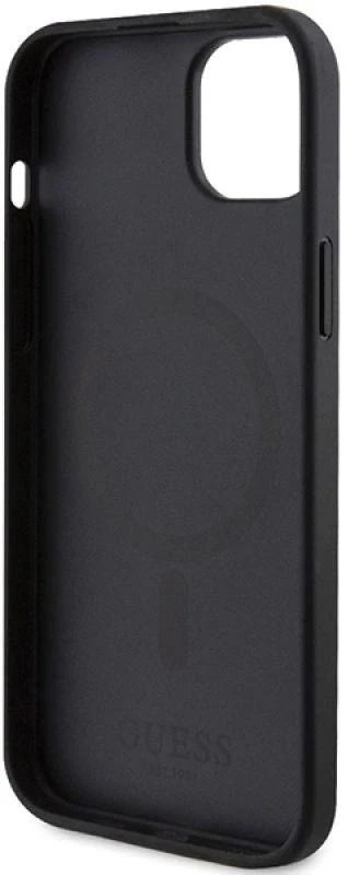 Dėklas GUESS GUHMP15MPSAHMCK IPHONE 15 PLUS / 14 PLUS 6.7 "Juodas / Juodas HARDCASE SAFFIANO MAGSAFE