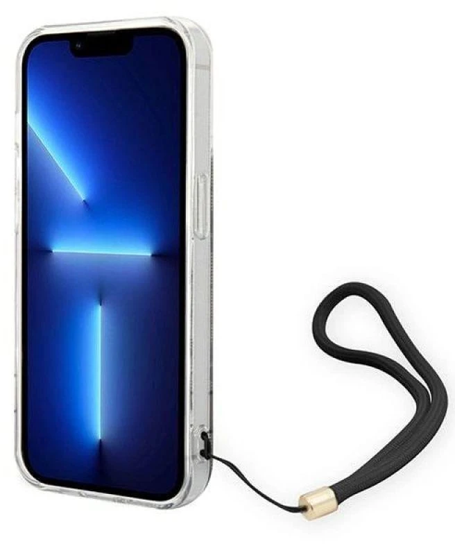 „Guess“ GUOHCP14XH4STW „Apple iPhone 14 Pro Max 6,7" ruda kietas dėklas 4G spausdinimo dirželis