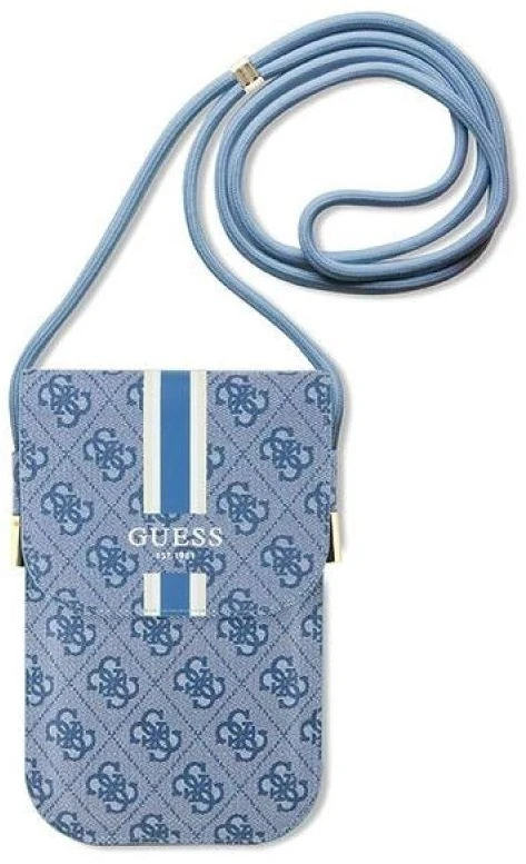 Guess Handbag GUOWBP4RPSB mėlynos spalvos 4G Stripes