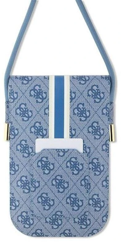 Guess Handbag GUOWBP4RPSB mėlynos spalvos 4G Stripes