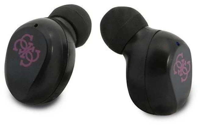 Guess GUTWST31EK TWS Bluetooth ausinės + magenta docking station