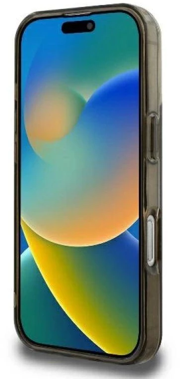 Guess GUHMP16LH4DTEW iPhone 16 Pro 6.3″ rudos spalvos kietas dėklas IML 4G Background MagSafe