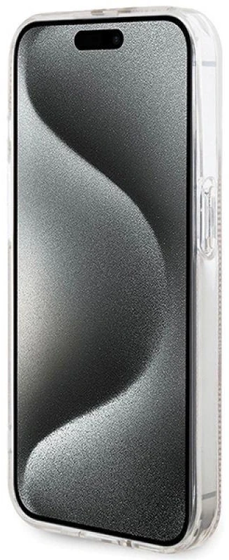 Dėklas GUESS GUHCP15LH4SGP IPHONE 15 PRO 6.1 "Rožinis/Rožinis HARDCASE IML 4G GOLD STRIPE