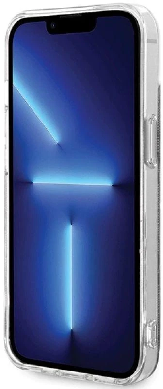 Dėklas GUESS GUHMP15SH4STK IPHONE 15/14/13 6.1 "Juodas / Juodas HARDCASE IML 4G MAGSAFE
