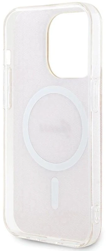 Guess GUHMP15LH4STP Apple iPhone 15 Pro 6.1″ rožinės spalvos kietas dėklas IML 4G MagSafe
