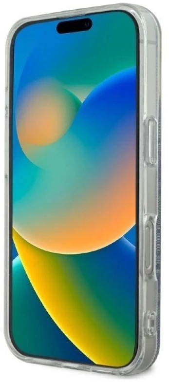 Guess GUHMP16LH4STB Apple iPhone 16 Pro 6.3″ mėlynas kietas dėklas IML 4G MagSafe