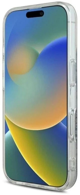 Guess GUHMP16SH4STB Apple iPhone 16 6.1″ mėlynas kietas dėklas IML 4G MagSafe