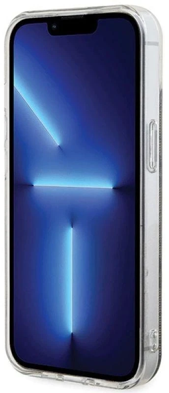 Guess GUHMP15SH4STW Apple iPhone 15 / 14 / 13 6.1″ rudos spalvos kietas dėklas IML 4G MagSafe