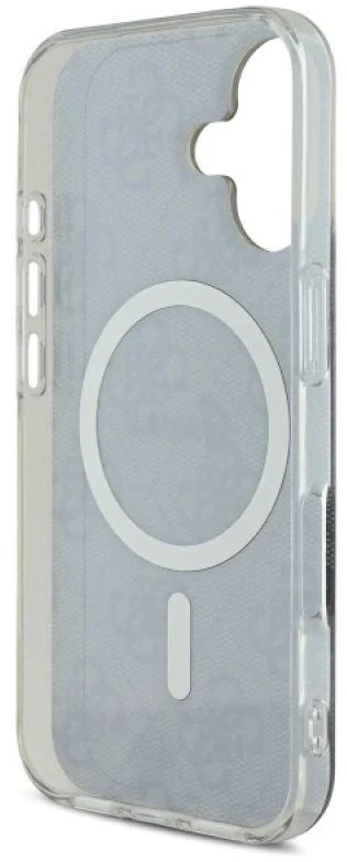 Guess GUHMP16MH4STK Apple iPhone 16 Plus 6.7″ juodos spalvos kietas dėklas IML 4G MagSafe