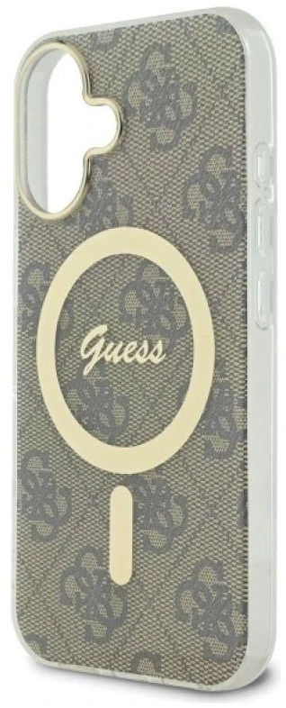 Guess GUHMP16MH4STW Apple iPhone 16 Plus 6.7″ rudos spalvos kietas dėklas IML 4G MagSafe
