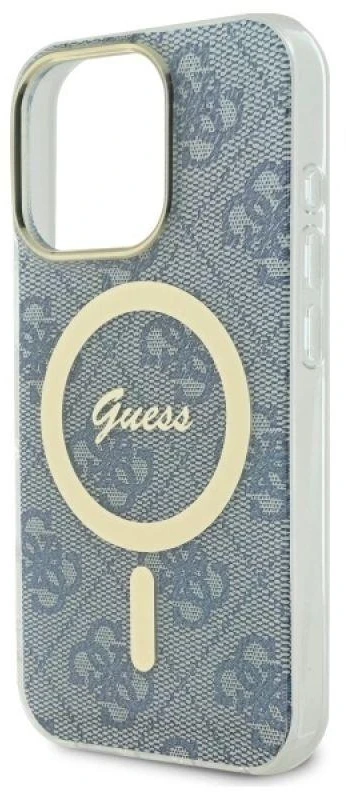 Guess GUHMP16XH4STB Apple iPhone 16 Pro Max 6.9″ mėlynas kietas dėklas IML 4G MagSafe