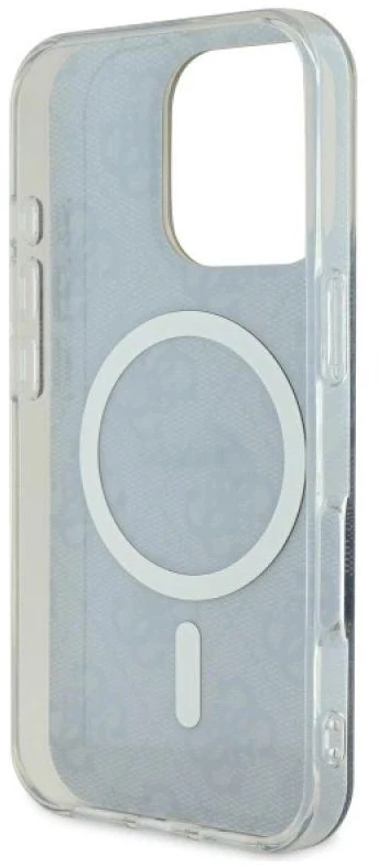 Guess GUHMP16XH4STK Apple iPhone 16 Pro Max 6.9″ juodos spalvos kietas dėklas IML 4G MagSafe