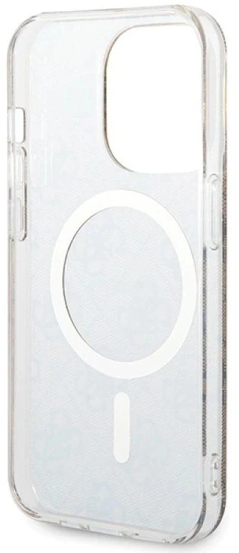 Guess GUHMP15LH4STW Apple iPhone 15 Pro 6.1″ rudos spalvos kietas dėklas IML 4G MagSafe