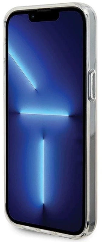 Guess GUHCP15XHDECMI Apple iPhone 15 Pro Max 6.7″ kietas dėklas IML Faceted Mirror Disco Iridescen