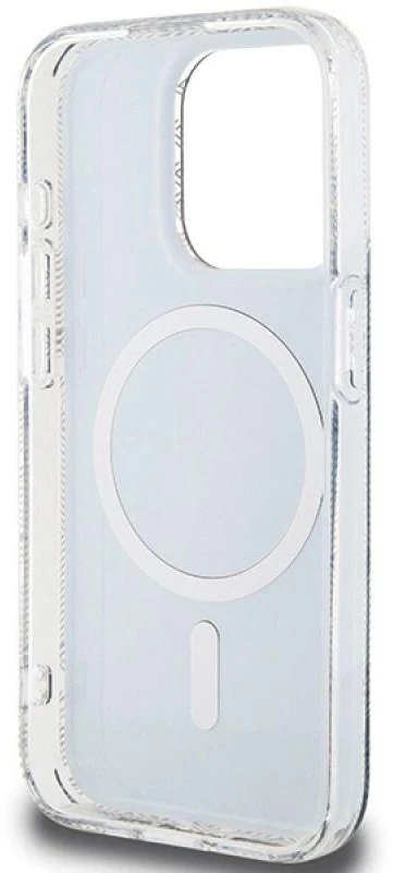 Dėklas GUESS GUHMP15LHGCUSTGK IPHONE 15 PRO 6.1 "Juodas/Juodas HARDCASE IML GCUBE MAGSAFE