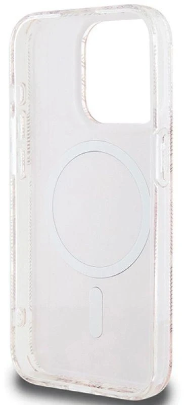 Dėklas GUESS GUHMP15LHGCUSTGP IPHONE 15 PRO 6.1 "Rožinis/Rožinis HARDCASE IML GCUBE MAGSAFE