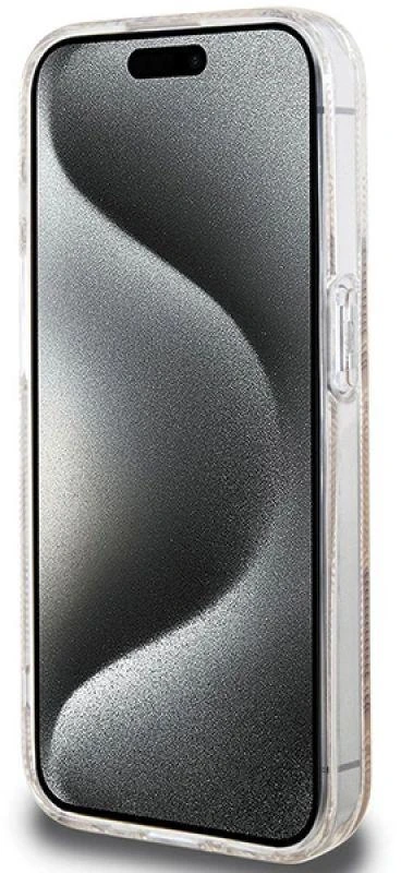 GUESS GUHMP15XHGCUSTGW IPHONE 15 PRO MAX 6.7" RUDAS/RUDAS KIETAS DĖKLAS IML GCUBE MAGSAFE