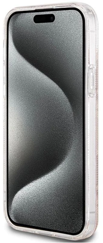 Dėklas GUESS GUHMP15MHGCUSTGW IPHONE 15 PLUS / 14 PLUS 6.7 "BROWN / BROWN HARDCASE IML GCUBE MAGSAFE