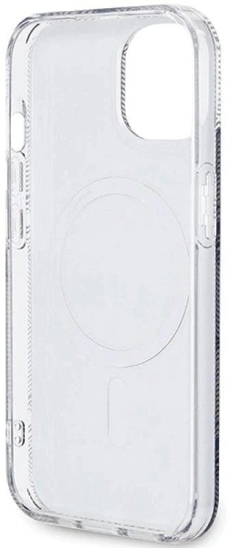 Dėklas GUESS GUHMP15MHGCUSTGK IPHONE 15 PLUS / 14 PLUS 6.7 "Juodas / Juodas HARDCASE IML GCUBE MAGSAFE