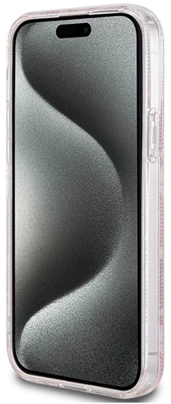 Dėklas GUESS GUHMP15MHGCUSTGP IPHONE 15 PLUS / 14 PLUS 6.7 "Rožinis / Rožinis HARDCASE IML GCUBE MAGSAFE