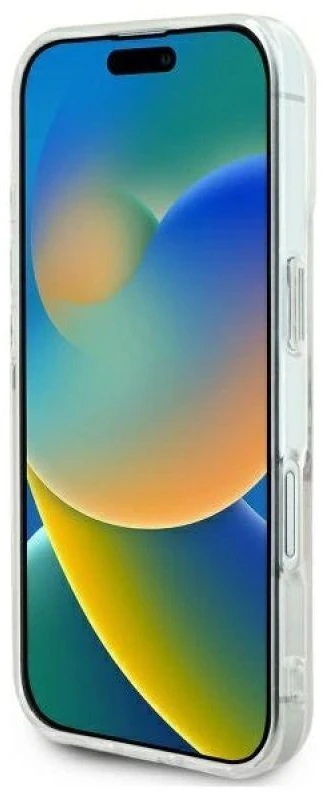 Guess GUHCP16SHCHGSPT Apple iPhone 16 6.1″ skaidrus kietas dėklas IML Heart
