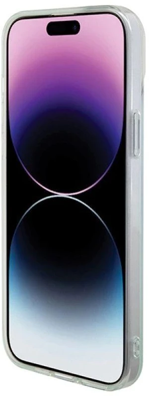 GUESS GUHMP15LHITSQ IPHONE 15 PRO 6.1 "TURKIO SPALVOS / TURKIO SPALVOS KIETAS DĖKLAS IML IRIDESCENT MAGSAFE