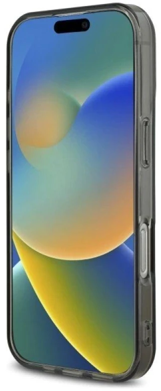 Guess GUHCP16LHCHGSPK Apple iPhone 16 Pro 6.3″ juodos spalvos kietas dėklas IML Heart