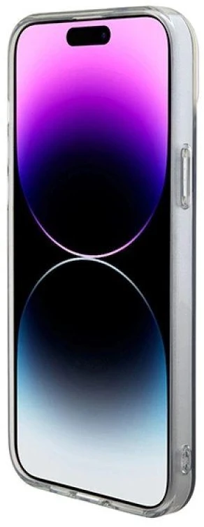 Guess GUHMP15MHITSK Apple iPhone 15 Plus/ 14 Plus 6.7″ rainbow kietas dėklas IML Iridescent MagSa