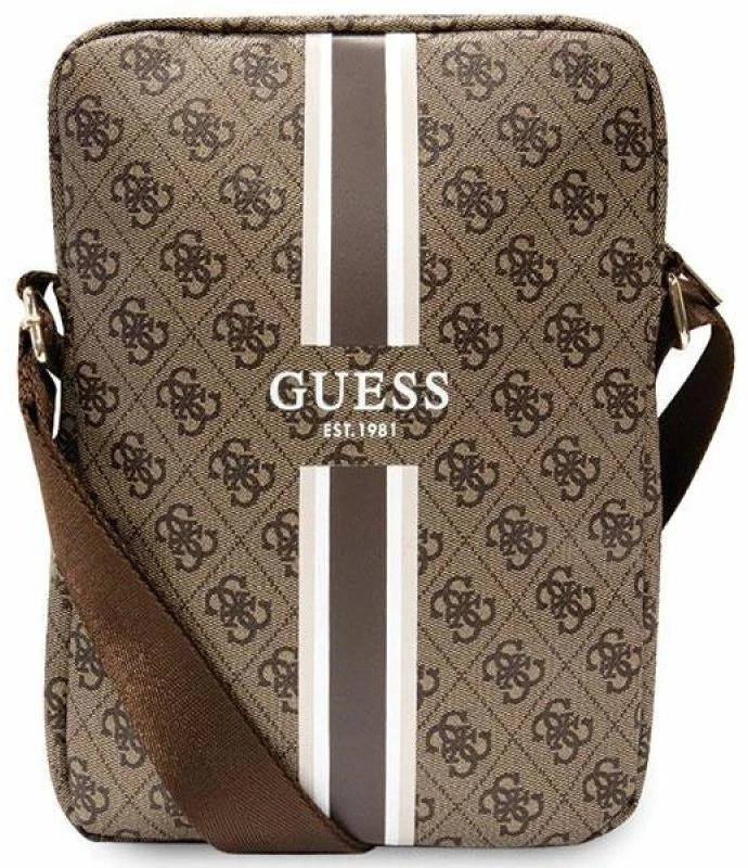 Krepšys planšetiniam kompiuteriui 10″ Guess 4G Stripes (GUTB10P4RPSW) rudos spalvos