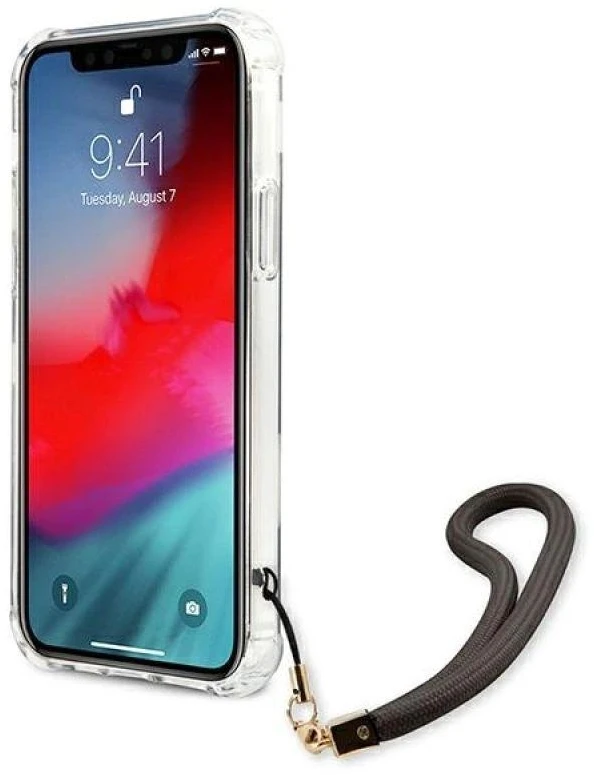 Dėklas Guess GUHCP12MKSMAGR Apple iPhone 12/12 Pro 6,1" pilkos spalvos hardcase Marble Collection