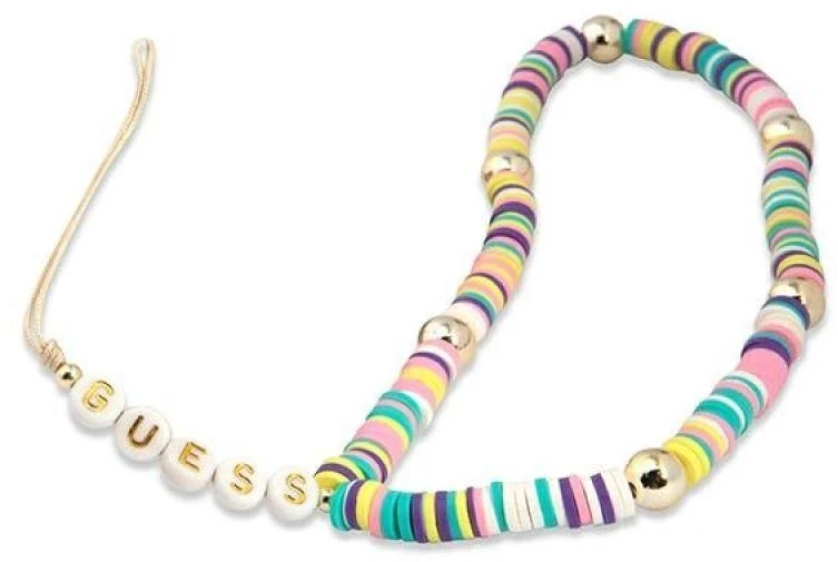 Guess virvelė telefonui GUSTPEAM multicolor Heishi Beads
